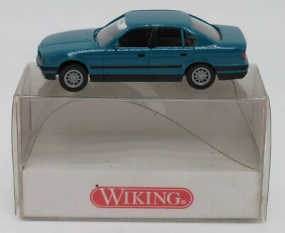 Micro WIKING Ho 1/87 BMW 520 I Blu Turchese #1930116 IN Box - Immagine 1 di 4