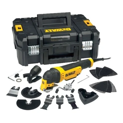 DeWALT DWE315KT multi tool 240v + accessory set & tstak case with foam liner - Image 1 of 3