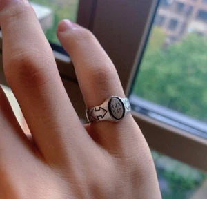 JoJo's Bizarre Adventure Guīdo Mista 925 Sterling Silver Adjustable Opening Ring - Picture 1 of 12
