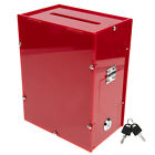  Red Acrylic Ballot Box with Lock Wall Mount Mailboxes Decor