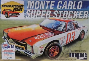 Chevrolet Monte Carlo SS 1971 coche de carreras MPC escala 1:25 kit de coche modelo de plástico - Imagen 1 de 4