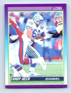 1990 Score Andy Heck Seattle Seahawks #160 - Picture 1 of 2
