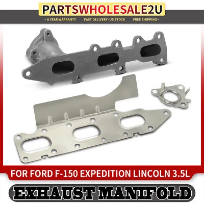 Colector de escape izquierdo con junta para Ford Expedition 2015-2017 Lincoln Navigator Foto 1 de 4