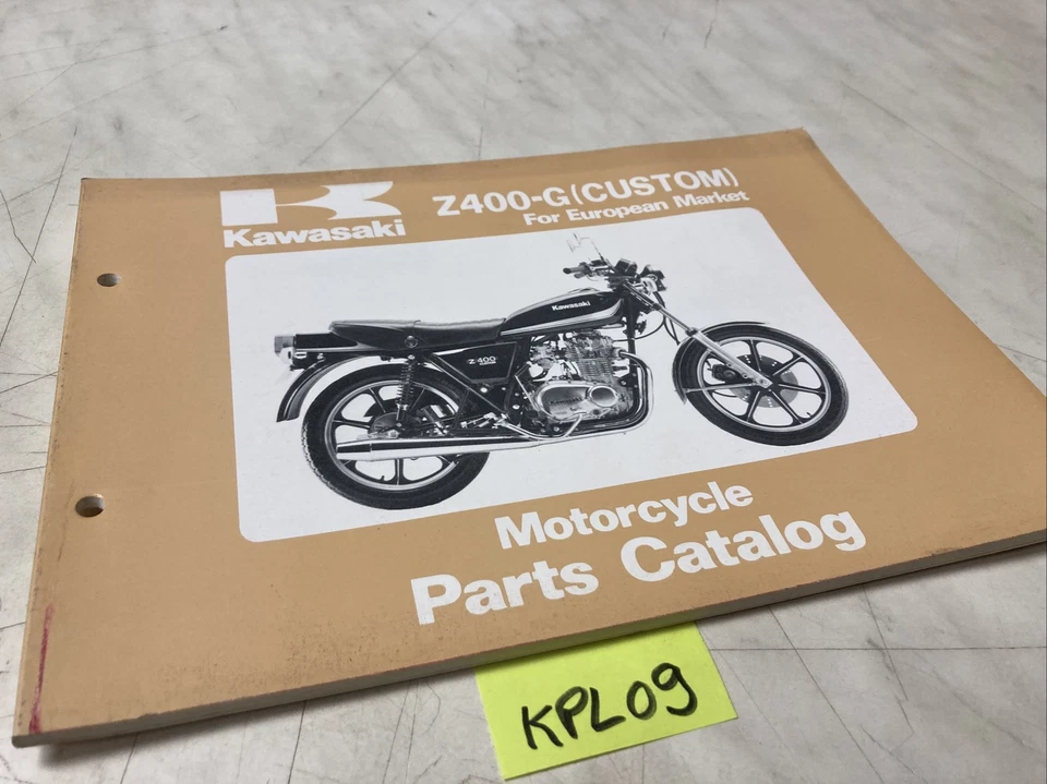 Kawasaki Z400 G1 Custom Z KZ 400 Catalogo Pezzi Di Ricambio Elenco Parti 400G - Immagine 1 di 4