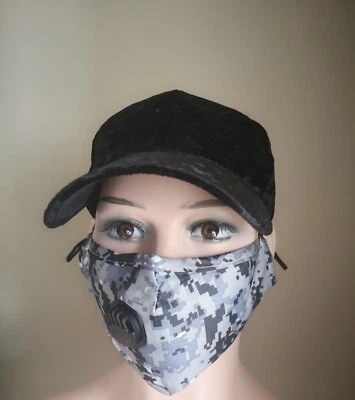 Face Mask-High Quality Reusable/Washable  Face Mask with Filter Pocket +PM 2.5  - Image 1 of 4