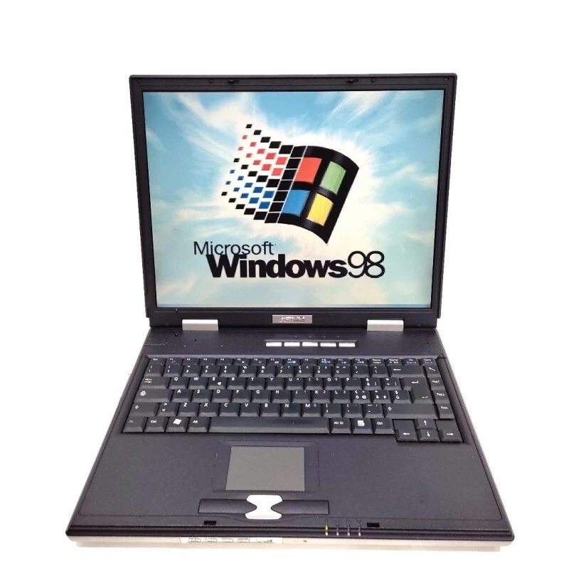 Notebook PC Portatile Antico Funzionante WINDOWS 98 Seriale RS232 Floppy 21075 - Immagine 1 di 4