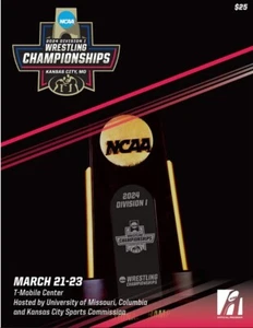2024 NCAA DIVISION 1 WRESTLING CHAMPIONSHIPS PROGRAM KANSAS CITY LIMITED EDITION - Picture 1 of 1
