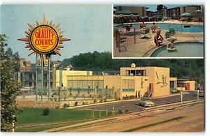 Quality Courts Motel South Gate, Shirley Hwy, Arlington VA - Vintage Postcard - Bild 1 von 2