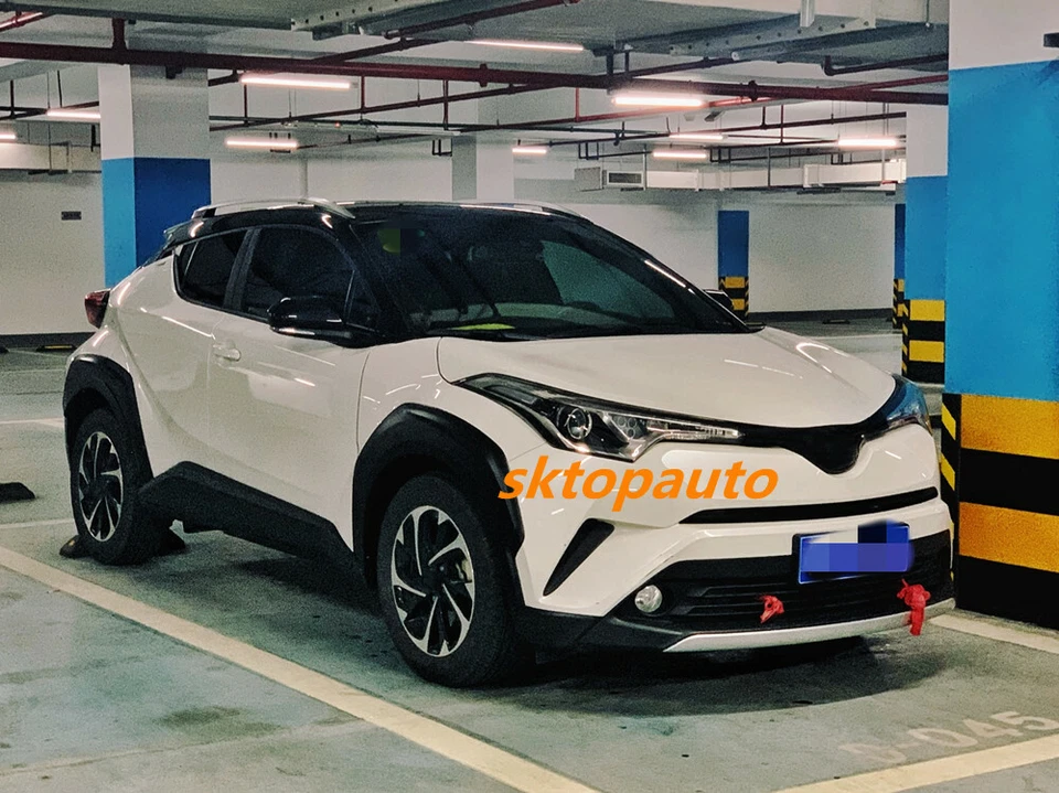 Guardabarros de arco de rueda sin pintar 6 piezas para Toyota C-HR CHR 2016 2017 2018 2019 Foto 1 de 4
