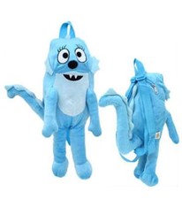 Yo Gabba Gabba Toodee Plush Doll Backpack, New