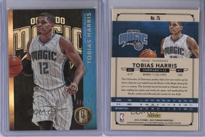 2015-16 Panini Gold Standard Black /15 Tobias Harris #75