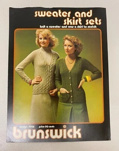 Braunschweig Faltblatt 7733 Pullover und Rock Sets Stricken und Häkeln - Bild 1 von 1