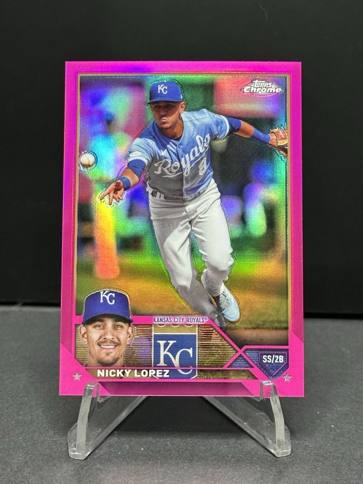 2023 Topps Chrome #USC117 Nicky Lopez Magenta Refractor /399 - Image 1 of 2