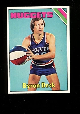 1975 Topps #258 Byron Beck Denver Nuggets Sharp Pack Fresh QTY! - Image 1 of 2