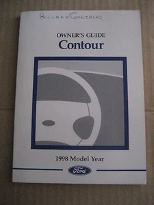 1998 Contour Owner's Manual (No case or other booklets are included) - Picture 1 of 1