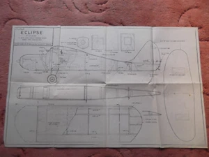 Radio Modeller Plans of the Eclipse a sport model 30 1/2" wingspan - Photo 1/2
