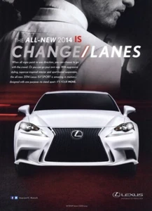 Lexus 2013 vehículo deportivo 1 página anuncio de revista - Imagen 1 de 1