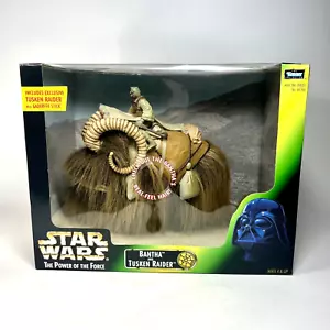 Star Wars POTF 1998 El Poder de la Fuerza BANTHA con Tusken Raider ~ ¡NUEVO EN CAJA SELLADO! - Imagen 1 de 9