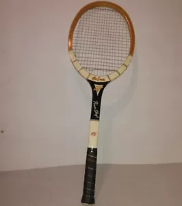 Seltener Lee Smith Autogramm maßgeschneidertes Design Power Schaft Holz Tennisschläger Japan 43⁄8 - Bild 1 von 9