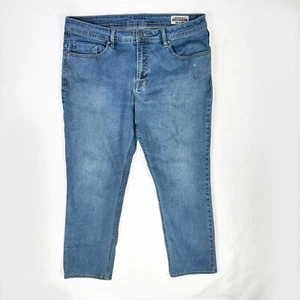 Buffalo Jeans Men 38x30 David Bitton Jackson-X Med Wash Straight Stretch - Picture 1 of 11