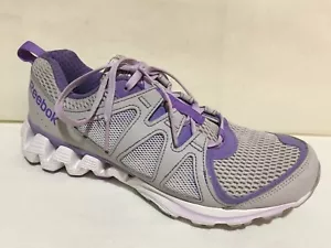 REEBOK ZIGTECH GRAY PURPLE ATHLETIC RUNNING SHOES WOMENS SZ 7 - Picture 1 of 10