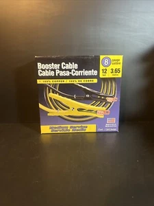 Deka USA Made Jumper Booster Cable 00170 100% Copper 8 Gage 12 feet - Picture 1 of 1