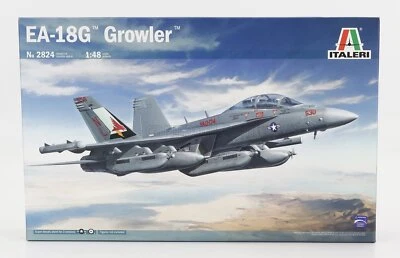 MODELLINO STATICO ITALERI BOEING EA-18G GROWLER AEREO MILITARE 2006 SCALA 1/48 - Immagine 1 di 2