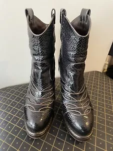 Original Bottega Veneta Damen Stiefel Python Leder Gr.39 - Bild 1 von 6