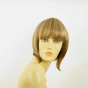 Perruque femme courte blond foncé méché blond clair ALISEE F27613 - Imagen 1 de 10