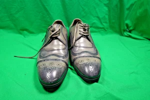 Dolce & Gabbana D&G Grau Leder Schuhe Herren 8,5 - Bild 1 von 6