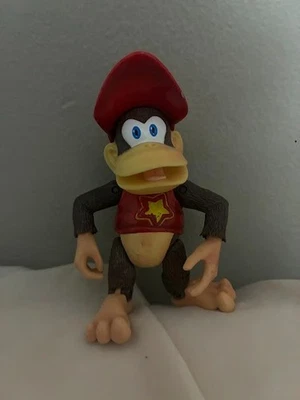 Figura USADA Toy Biz Nintendo Videojuego Superestrellas Diddy Kong Racing Diddy Kong Foto 1 de 4
