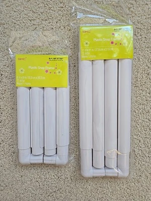 SKC Plastic Snap Frames for Needlework or Quilting Projects Lot of 2 - Image 1 of 4