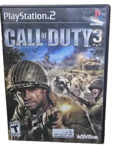 Call of Duty 3 (PS2 PlayStation 2) WWII Black Label - CIB getestet - Bild 1 von 3