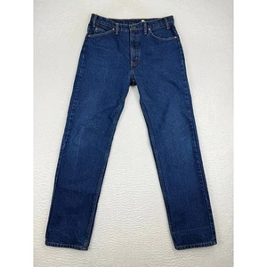 Vtg 1992 Levi's 501 Jeans Mens 34x31 Button Fly Dark Wash Straight Leg - Picture 1 of 11