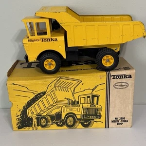 Vintage Tonka Mighty Dump #2900 Steel with Original Packaging Box - Picture 1 of 22