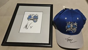 Signierter Tracey Mcgrady Maguc Hut und handsigniertes gerahmtes Bild - Bild 1 von 5
