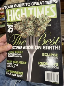 2017 August High Times Magazine Cannabis Redman Marijuana Buds Solar Eclipse - Picture 1 of 1