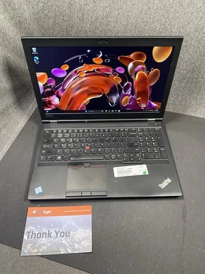 Lenovo ThinkPad P52 i7-8750H 2,2 GHz 24 GB RAM 256 GB NVMe Quadro P1000 W11P J11963 Foto 1 de 4