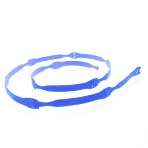 10 Hubbell BLUE Hook & Loop One-Wrap Cable Ties 5" Cable Management HPWCVFBL5 - Picture 1 of 5