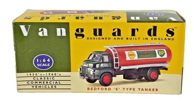 Lledo Vanguards Diecast 1/64 Scale VA7001 Bedford S Type Tanker Shell BP MIB Box - Image 1 of 4