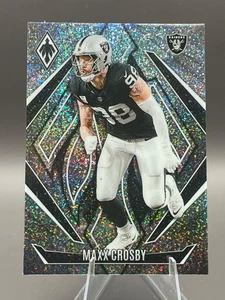 RARE 2024 Phoenix International Max Crosby Sparkle-Glitter Parallel #107 RAIDERS - Bild 1 von 5
