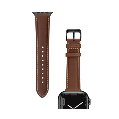 maogoam Genuine Leather Bands Compatible With Apple Watch Ultra Ban... Fast Ship Foto 1 de 4