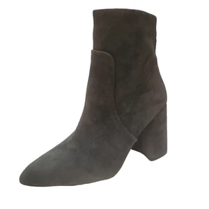 Steven By Steve Madden Women Shoes Jaque Pointed-Toe Booties 9M Grey - Picture 1 of 7