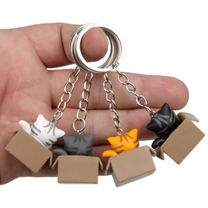 Cartoon Style 3D Cartoon Keychain PVC Lock Keychain Compact Style Easy To Carry - Picture 1 of 16