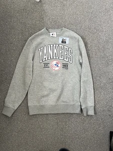 Unisex New York Yankees MLB Grey Graphic Jumper Size Medium New With Tags - Picture 1 of 5