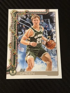 2025-26 Topps Holiday Base Card #H46 AJ Green Bucks - Bild 1 von 2