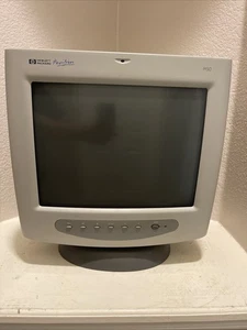 HP M50 D5258A 13,5" CRT VGA Farb Computer Monitor Retro Gaming getestet & funktioniert! - Bild 1 von 9