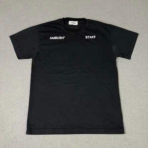 Ambush T Shirt Adult Large Black Staff Show Tokyo Distressed Rare Tee Exclusive - Picture 1 of 14