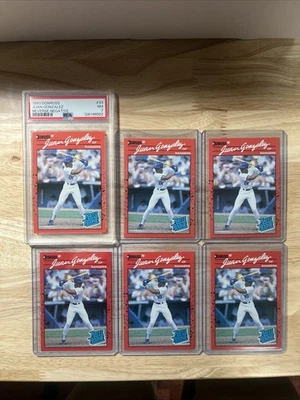 1990 Donruss Juan Gonzalez Rookie RC #33 Reverse Negative - Image 1 of 4