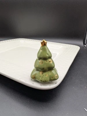 Nora Fleming Árbol de Navidad Mini Círculos Dorados "NF" Firmado Retirado Foto 1 de 4